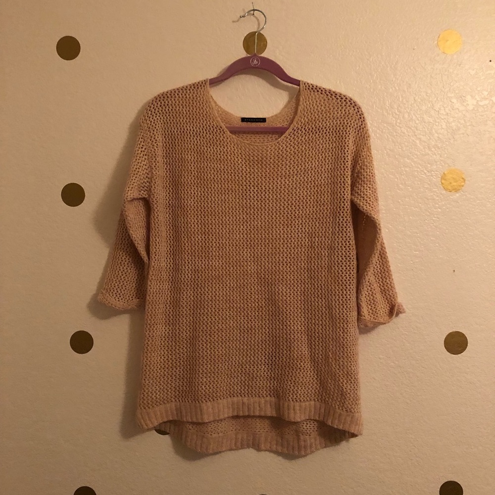 Staccato 3/4 sleeve knit sweater